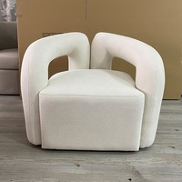 Fauteuil de salon moderne et luxueux Chaise de salon de loisirs Chaise de salon inclinable Club Nordic Leisure Boucle Chairs