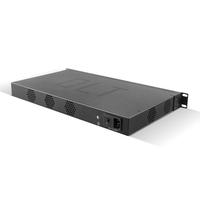 HSGQ-XE08 SİYAH 8 PORTLU EPON OLT 10G SFP POE GSM Maksimum Bölme Oranı 1:64 FTTX FİBER OPTİK EKİPMANLARI için 1 Yıl Garanti