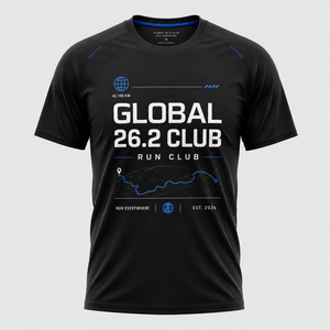 Camiseta Personalizada Global 26.2 Runner Club, Ropa de Carrera de Resistencia, Ropa Deportiva de Alto Rendimiento, Camiseta Vintage para Hombre, Ecológica y de Secado Rápido - Product Image 2