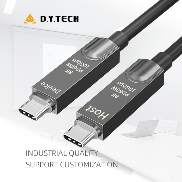 typc-c cable Long USB C Cable 5m 10m 8m USB 3.2 Gen2 Active Optical Cable Hybride AOC Type-C to Type-C 10Gbps Fiber Optic Cable