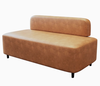 Ensemble de chaises de table à manger modernes et durables pour café, thé au lait, restaurant, salon pour écoles-Nouvelle combinaison de canapés Western Booth