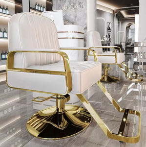 Chaise de barbier multifonction en cuir de haute qualité pour salons de beauté, vente chaude, chaise de massage en cuir PU et synthétique - Product Image 6