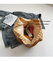 Sac fourre-tout en toile personnalisable à motif lettres, avec longue anse en corde, réutilisable, idéal pour le shopping en gros
