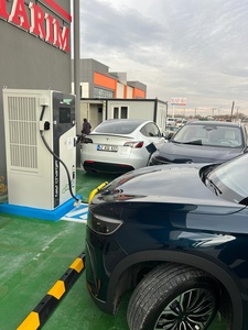 Station de recharge rapide pour véhicules électriques SCU 60 kW, norme européenne, double connecteur CCS2, chargeur rapide DC pour voitures électriques - Product Image 5