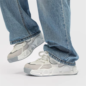 Лидер продаж, 2024 мужская обувь, спортивная Дизайнерская обувь высокого качества, обувь для ходьбы из сетчатой кожи, увеличивающие рост - Product Image 6