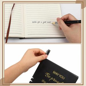 Cuaderno de Direcciones A3 con Espiral de Cuero PU, Regalo Promocional, 80 Hojas, con la Deseada Éxito en su Trabajo - Product Image 3