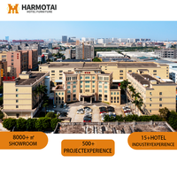 Juego de dormitorio de lujo moderno para hotel Foshan, cama king size con muebles personalizables para hoteles de Dubái