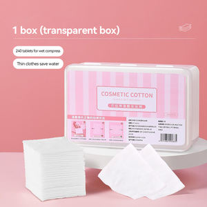 Fabricante DE VENTA DE ETIQUETADO privado OEM disponible almohadillas de algodón para <span class=keywords><strong>maquillaje</strong></span> de <span class=keywords><strong>momia</strong></span> algodón compresa húmeda estirable - Product Image 6