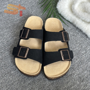 Scarpe SIKE Birkenstock con Suole in Sughero e Sandali per Uomo e Donna, Nuovi Infradito in Pelle a Doppio Cinturino, Stivali Birkenstock Vintage - Product Image 5