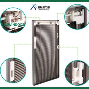 Fenêtres à double vitrage en aluminium, étanches, avec stores intégrés, taille personnalisée, pour usage hôtelier, écologiques et durables - Product Image 3