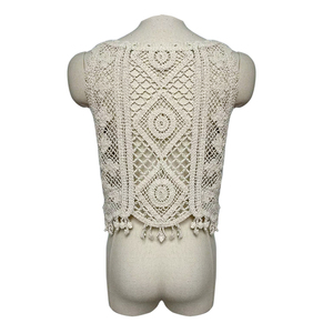 Robe d'été pour femmes, personnalisation, débardeurs, design de mode, <span class=keywords><strong>crochet</strong></span> fait main, fleur, pull en cachemire, <span class=keywords><strong>gilet</strong></span> - Product Image 3