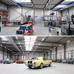 Luces de tubo LED blancas transparentes de 120cm, <span class=keywords><strong>18W</strong></span>, 6000K, IP65, PC, taller, garaje, 4 pies, 110V, se puede conectar, tira de luz integrada en forma de V - Product Image 6