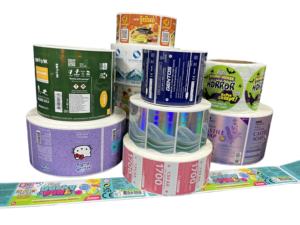 Etiqueta Autoadhesiva Impresa de Alta Calidad, Código de Barras Cuadrado, Diseño Personalizado, Supermercado y Comercio Minorista, MOQ Bajo, Entrega Rápida - Product Image 2