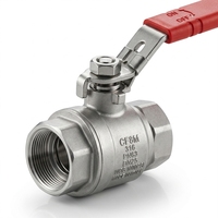 Válvulas de Bola Manuales de Acero Inoxidable 304 de 2 Piezas DN25 OEM Carp Journey Q11F-64P para Tuberías de Agua, Aceite y Gas