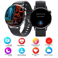 Montre connectée F67 Pro avec écran IPS de 1,91 pouces, bracelet en gel de silicone, surveillance de l'oxygène sanguin, suivi du sommeil, fitness, ECG