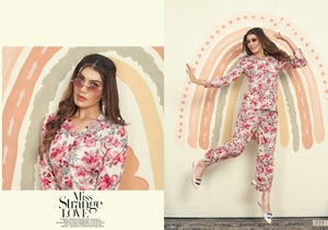 Conjunto de diseñador de rayón de calidad superior impreso de proveedor indio a precio de exportación - Product Image 5