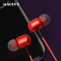 Earphone Berkualitas Tinggi Harga Grosir Suara Jernih Wired In-Ear Headphone 3.5mm Stereo Headset Mic IPX-4 Tahan Air Kabel 1.2m