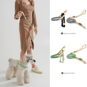 カスタムロゴ犬用ハーネス軽量ファッションPVCクリエイティブフラットウェビングパターン犬用ウォーキングスポーツランニングアウトドアハーネス - Product Image 5
