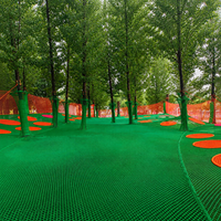 Filet de rebond commercial pour aire de jeux extérieure, équipement de parc de trampolines, filet de rebond pour enfants, aventure familiale, designs personnalisés Netstribe