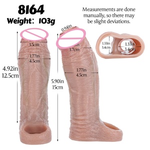 Funda de Silicona para Pene SXXY de 15 cm, Funda para Agrandar el Pene, Estimulación, Retraso de la Eyaculación, Juguetes Sexuales para Parejas - Product Image 2