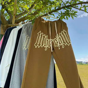 Nuovi <span class=keywords><strong>pantaloni</strong></span> <span class=keywords><strong>bianchi</strong></span> di lusso di moda di strada Waffle <span class=keywords><strong>in</strong></span> <span class=keywords><strong>maglia</strong></span> schiumante <span class=keywords><strong>pantaloni</strong></span> sportivi dritti Waffle <span class=keywords><strong>pantaloni</strong></span> Casual da esterno uomo - Product Image 6