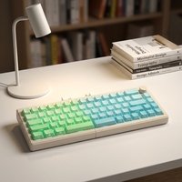 Teclado Mecánico Zornher ST68 Dividido con Interruptores RGB Serene de Triple Modo y Hot-Swap para E-sports y Portátiles