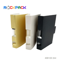 Flacon diffuseur de parfum en verre transparent de 2 ml, mini-boîte d'échantillons, format de poche, pour échantillons de parfum
