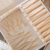 Collares de Acero Inoxidable con Diseño Original XL119, Collar con Colgante de Letra A-Z para Mujer, Joyería Hipoalergénica que No se Deslustra