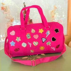 โลโก้ที่กำหน<span class=keywords><strong>ด</strong></span>เอง<span class=keywords><strong>สี</strong></span>ลูกกวา<span class=keywords><strong>ด</strong></span>ผ้าไนลอนปะตัวหนังสือถุงนอนกลางแจ้งกระเป๋าโท้ทกระเ<span class=keywords><strong>ป</strong></span>๋ายิมกระเป๋าโท้ทกระเ<span class=keywords><strong>ป</strong></span>๋าเดินทางสำหรับผู้หญิง - Product Image 5