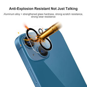 Protection d'objectif d'appareil photo OEM pour iPhone 16 17 18 – Installation facile, protection d'objectif 3D en soie imprimée, anti-rayures, verre protecteur HD - Product Image 4