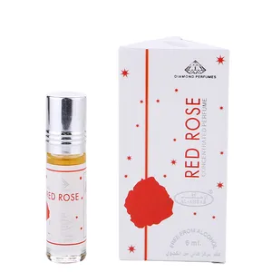 JYOLU442 Red Rose 6ml Roll-On konzentrierte Öl parfums Mini-Arabisch-Düfte