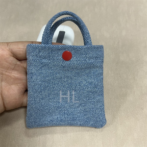 New <b>mini</b> denim bag, Bluetooth earphone bag, spring minimalist keychain <b>lipstick</b> bag, <b>mini</b> handbag. - Product Image 4