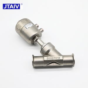 JTAIV JZFCK-16P/R Válvula de Asiento Angular Personalizada de 80mm, Acero Inoxidable 304/SS316, 1/2'', 2 Vías, Abrazadera de Instalación Rápida, Neumática, PTFE - Product Image 3