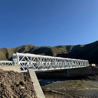 Pont Bailey en acier lourd de haute qualité, préfabriqué, de fabrication chinoise, avec acier de qualité Q345B-Q460C