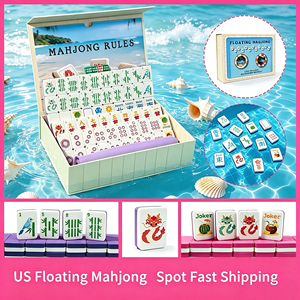 Vente en gros, faible MOQ, 1 ensemble de tuiles de mahjong flottantes, jeu aquatique américain en EVA résistant aux UV, accessoires de <span class=keywords><strong>piscine</strong></span> pour complexe hôtelier - Product Image 1