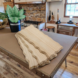 Lot de 3 enseignes vierges en bois massif naturel poli Plaques en bois non fini pour l'artisanat - Product Image 4