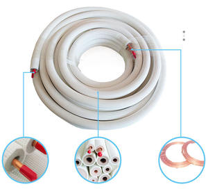 Tubi Isolati JH per Impianti HVAC 3/8"+3/4\" PE Pre-isolati Coppia di Bobine Tubi in Rame Isolati per Condizionatori d'Aria - Product Image 4