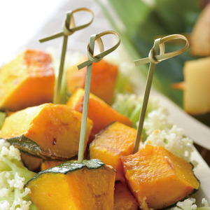 Flat hoa tre tự nhiên <span class=keywords><strong>Knot</strong></span> xiên Gậy cho nhà hàng phân hủy sinh học thanh trang trí Cocktail <span class=keywords><strong>Knot</strong></span> Picks cho thực phẩm món tráng miệng - Product Image 4