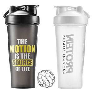 Borraccia Shaker con <span class=keywords><strong>Citazioni</strong></span> <span class=keywords><strong>Motivazionali</strong></span> 600ml in PP Senza BPA con Manico e Coperchio Flip-Top per Corsa, Fitness e Attività all'Aperto, con Sfera Miscelatrice in Acciaio Inox - Product Image 4