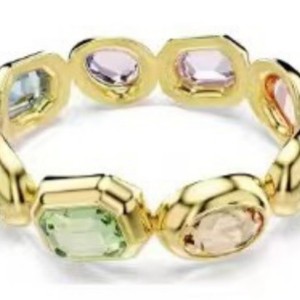 Ensemble de bijoux de luxe en cristal pour femmes, collier, <span class=keywords><strong>bracelet</strong></span>, bague et boucles d'oreilles, cadeau de mode - Product Image 1