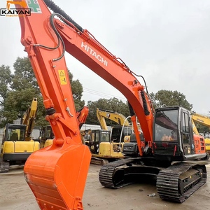 Excavadora de cadenas Hitachi ZX210 usada, de 20 toneladas, excavadora hidráulica sobre orugas para movimiento de tierras en construcción. - Product Image 4