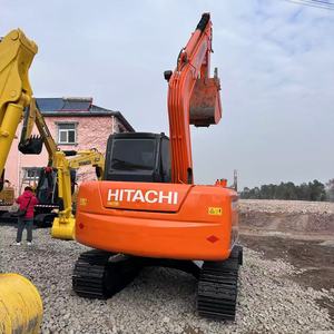 Hitachi ZX70 Secondhand Excavator Orange Rubber <b>Track</b> Hydraulic Diesel Engine Gearbox Motor PLC Hydraulic Pump 7 Ton - Product Image 5