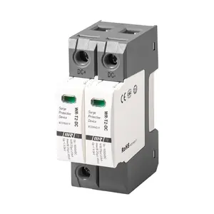 NUEVO Popular PV T2 2P 20 40KA Protector contra sobretensiones SPD DC 1000V