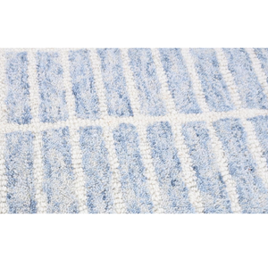 Tapis jetable en laine beige de style moderne sur mesure, tapis fabriqué à la machine de haute qualité, tissage plat, franges tressées pour le sol de la maison - Product Image 5