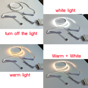 Nhà Máy Giá kép Head LED chiếu sáng điện áp thấp PIR cảm biến chuyển đổi cảm biến cửa cho tủ màu kép thanh ánh sáng cảm biến chuyển đổi - Product Image 3