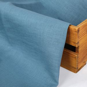 Phong Cách Mới Chất Lượng Cao Phong Cách Trong Trung Trọng Lượng Rắn Nhuộm Vải Thoáng Khí Màu Sắc Tươi Sáng 100% Linen 9*9 Vải Cho Quần Áo - Product Image 5