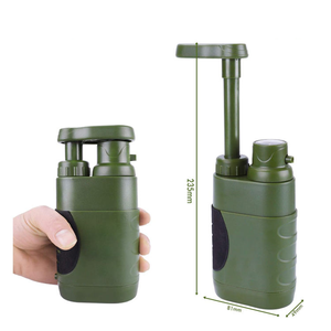 DELANHUWI Mini Hand Pump <b>Water</b> Filter Portable Outdoor Gear for Camping Hiking Travel Emergency <b>Drinking</b> <b>Water</b> Supply - Product Image 2