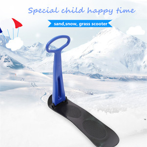 Geospace YAMA YM-92 Trottinette de neige pliable/Skate de neige/Snowboard d'hiver avec lumière LED – Sécurité, Multi-usages, Portable, Matériau PE, Enfants - Product Image 4