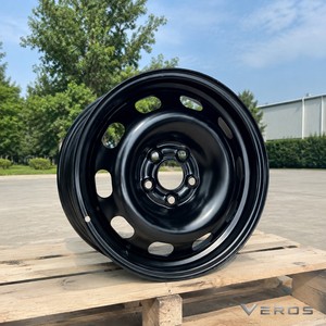VEROS <span class=keywords><strong>Jante</strong></span> de roue de secours en acier 15 pouces 15x4.0 PCD 5x100, design populaire à cinq branches, 525201, nouveau modèle - Product Image 2
