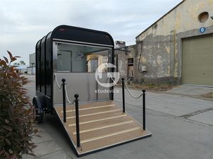 Chariots à nourriture et camions à café mobiles entièrement équipés Remorques à nourriture pour chevaux en aluminium et en fibre de verre Remorques concessionnaires pour snacks - Product Image 5